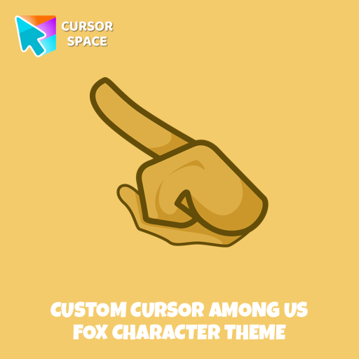 Custom Cursor Among Us Fox Character Theme